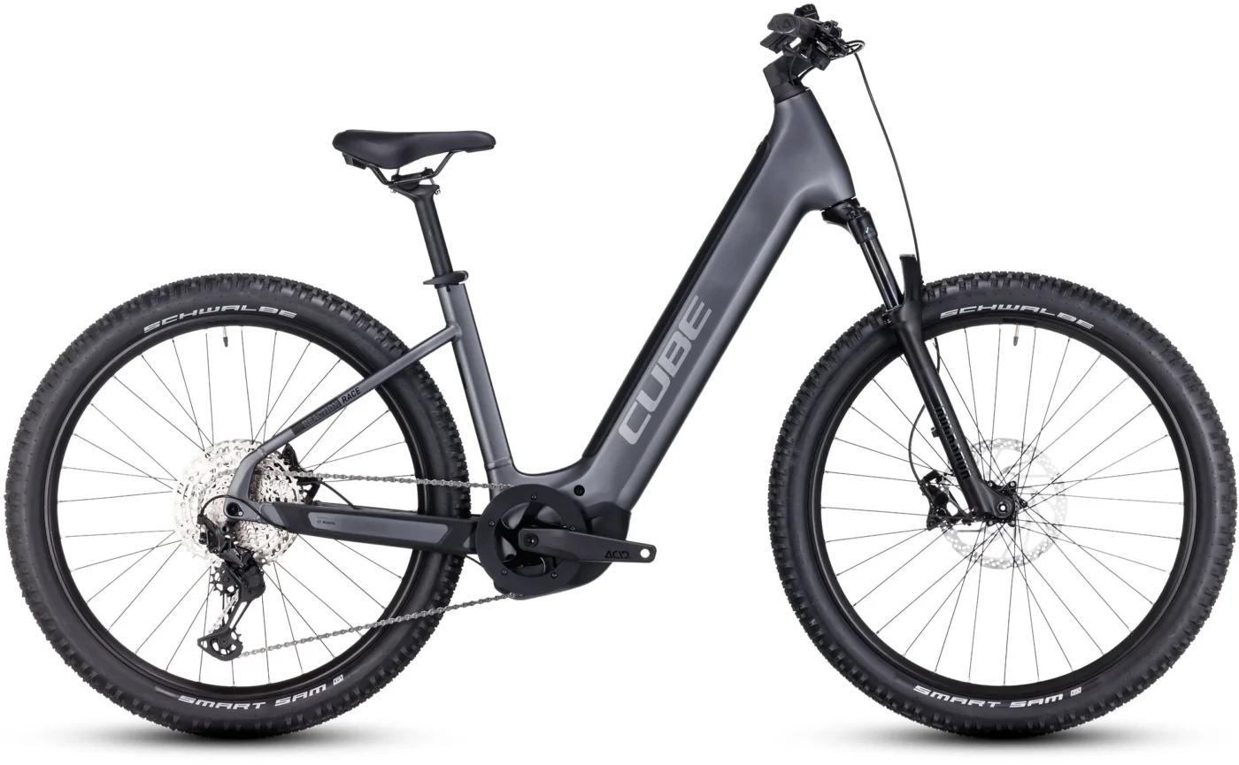 Reaction Hybrid Race 750 Easy Entry (2024) | 27,5 Zoll E MTB Hardtail | grey´n´metal