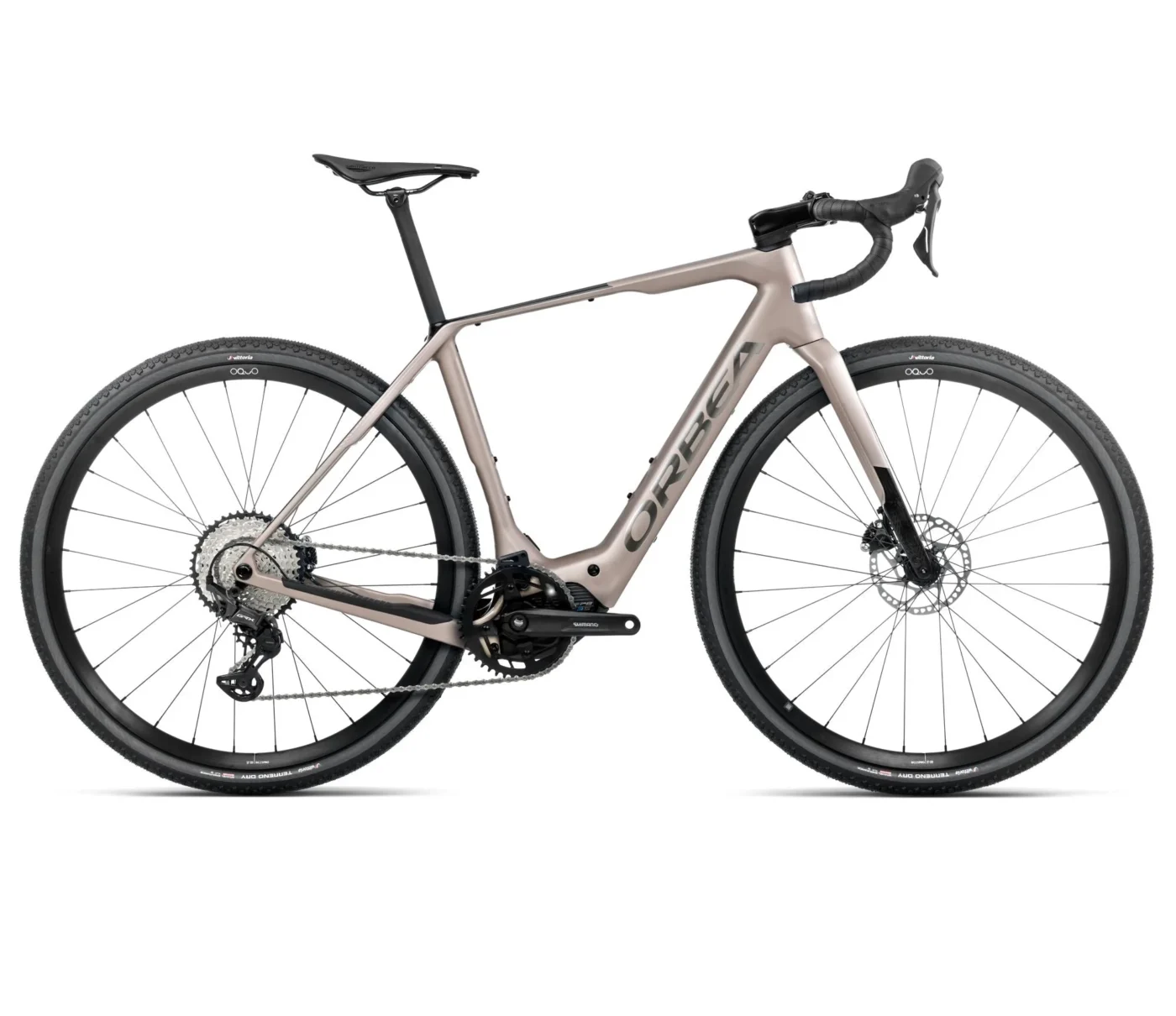 Orbea DENNA M30 (2025) | E Gravelbike | Nickel Matt Carbon Raw Gloss