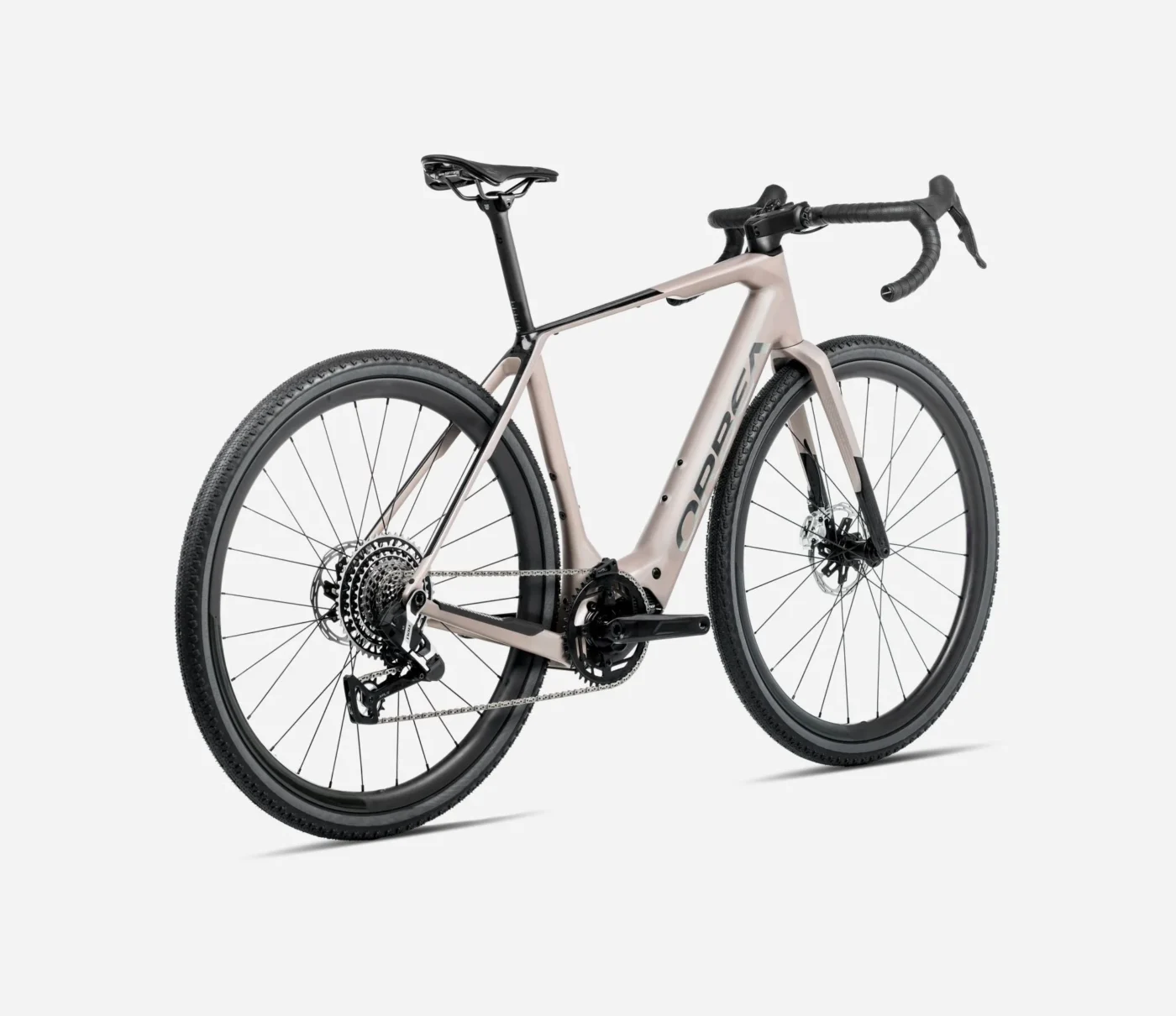 Orbea DENNA M30 (2025) | E Gravelbike | Nickel Matt Carbon Raw Gloss 1